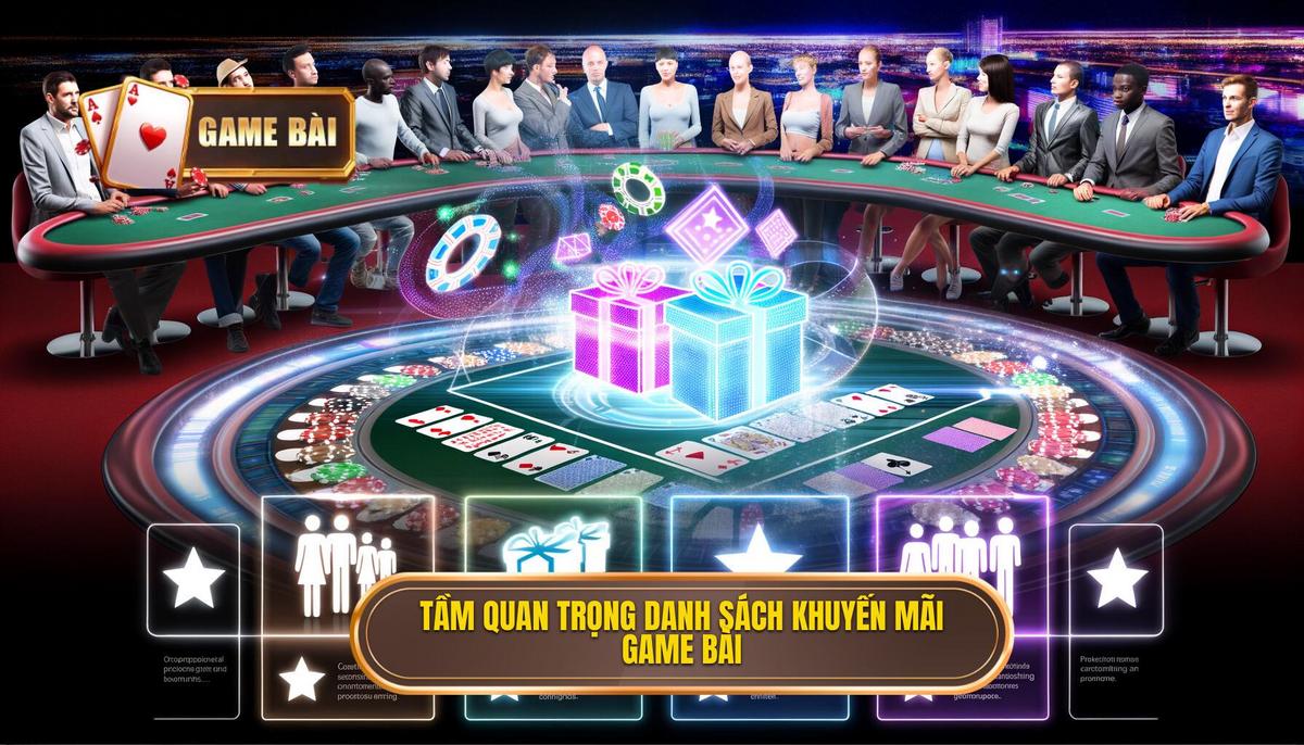 Danh sách khuyến mãi tại game bài - Cập nhật đầy đủ và hấp dẫn 1 Tầm quan trọng của danh sách khuyến mãi tại game bài