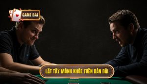 Lat tay manh khoe tren ban bai